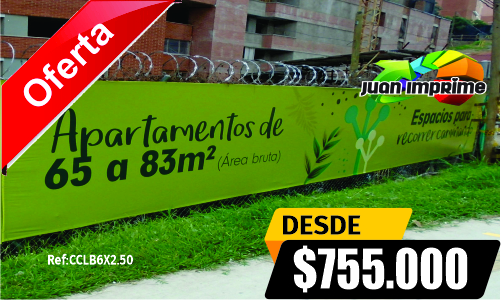 Juanimprime; Cerramiento Comercial en Lona Banner